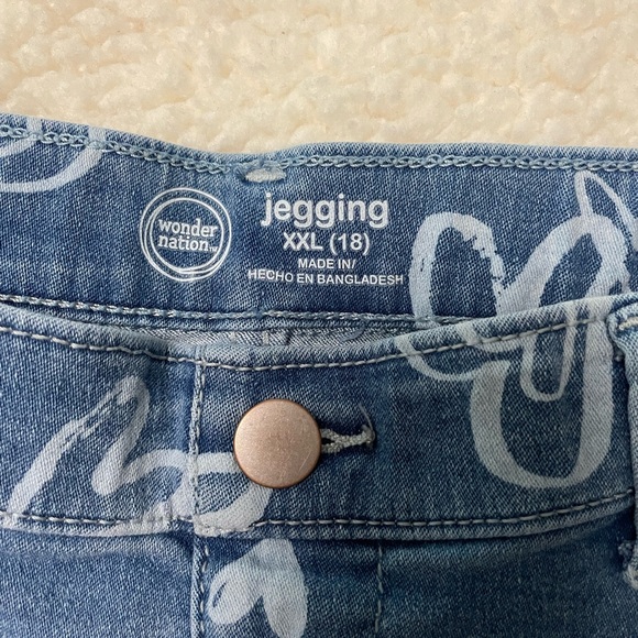 Wonder Nation Girl’s Jeggings, size XXL 18. - Picture 5 of 5